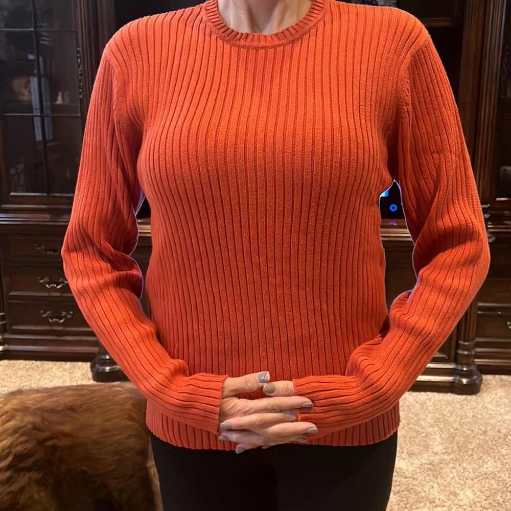 Vintage orange/rust sweater - Picture 4 of 5